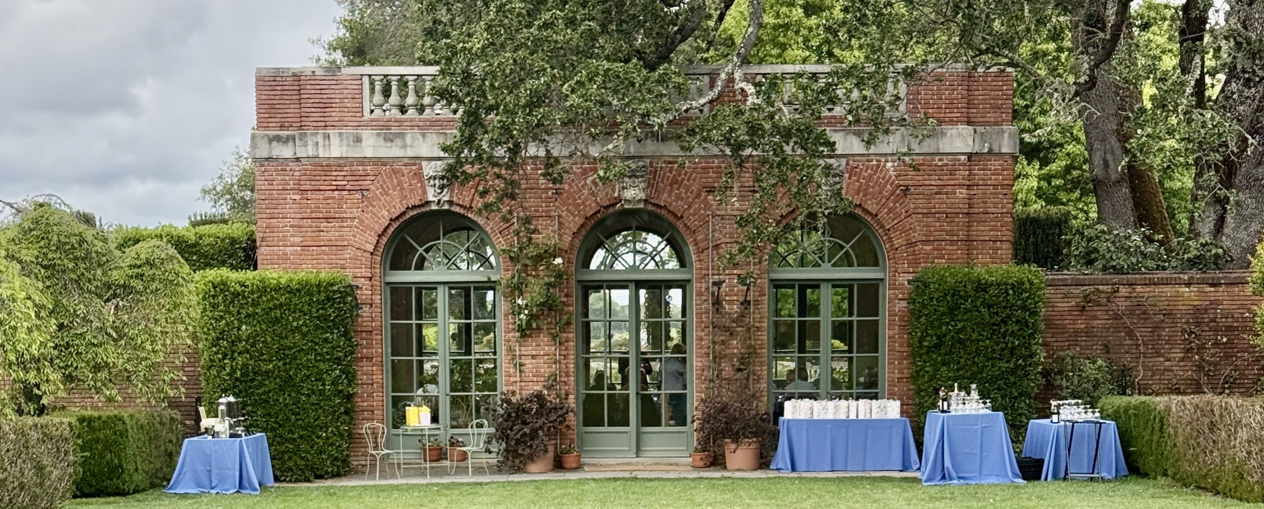 private party space at Filoli